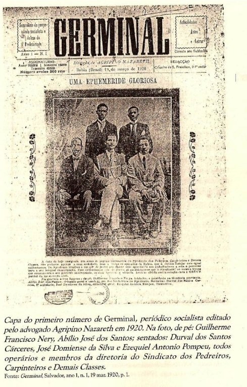Fundação do Sindicato de Pedreiros e Carpinteiros – 1919
