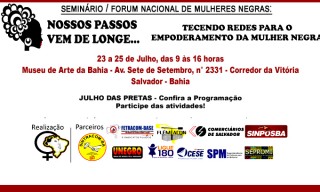 25 de Julho - Viva o Dia da Mulher Negra Latino-Americana e Caribenha