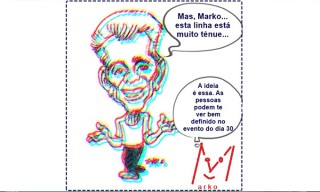 Caricatura gigante vai homenagear Washington de Souza
