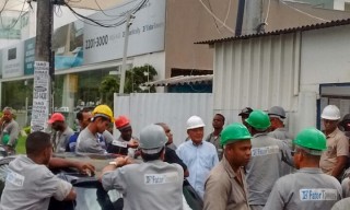 Paralisação no Loteamento Aquarius