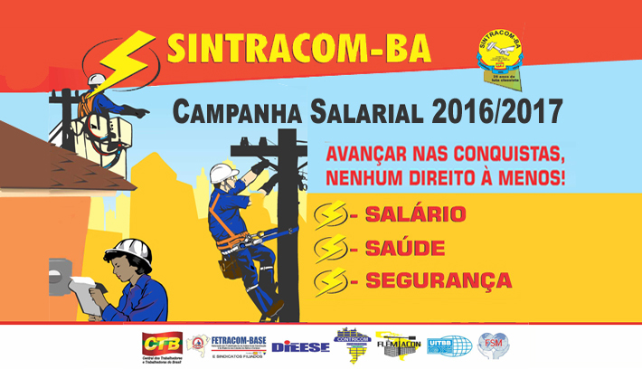 Campanha Salarial das Elétricas 2016 / 2017 - Hoje tem negociação na SRTE