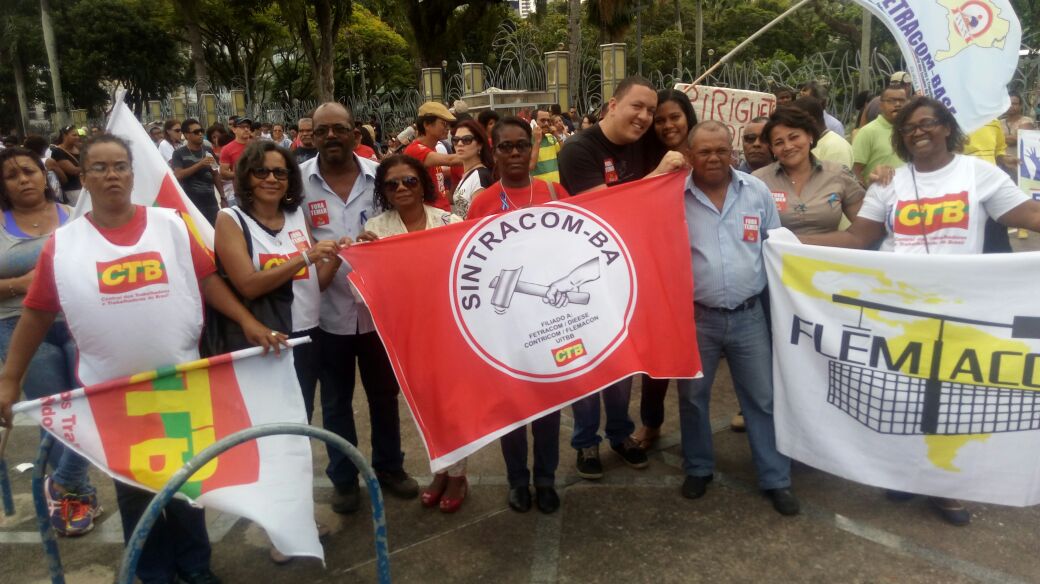 SINTRACOM nas manifestações do Dia de Greve e Paralisação