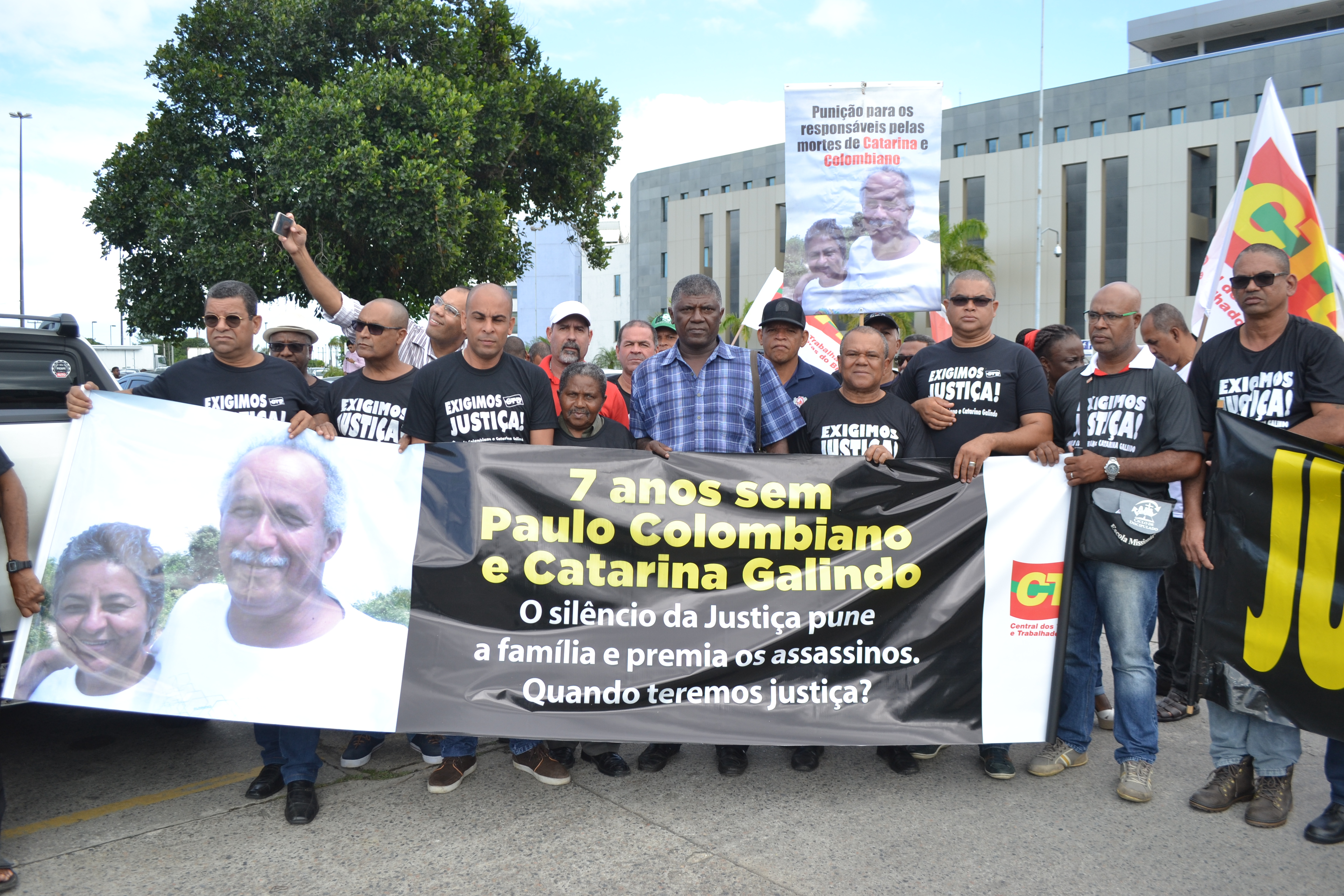 Ato lembra 7 anos da morte de Colombiano e Catarina