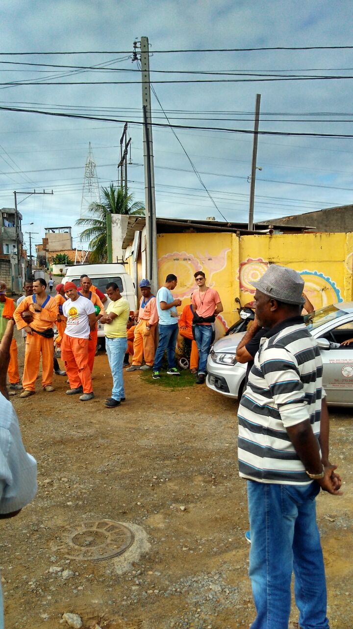 Protesto na Liz Construções