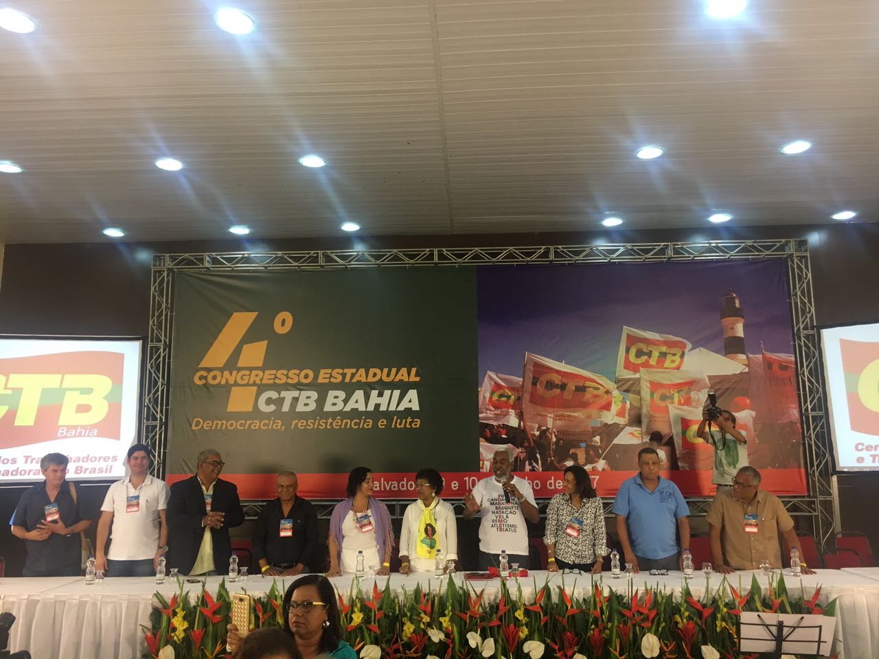 Aberto 4º Congresso da CTB Bahia: Acompanhe (e assista ao vivo às 18h)