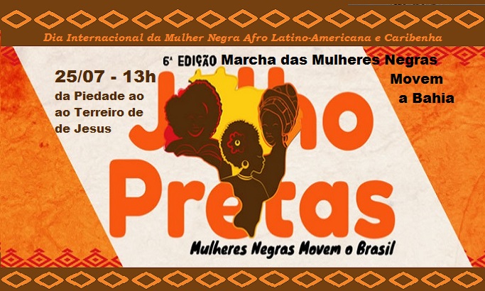 Julho das Pretas: Sintracom participou da Marcha das Mulheres