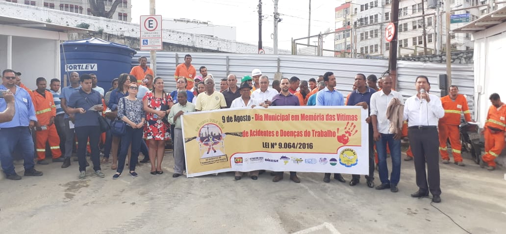 DDS marcou o Dia Municipal em Memória das Vítimas de Acidentes e Doenças do Trabalho
