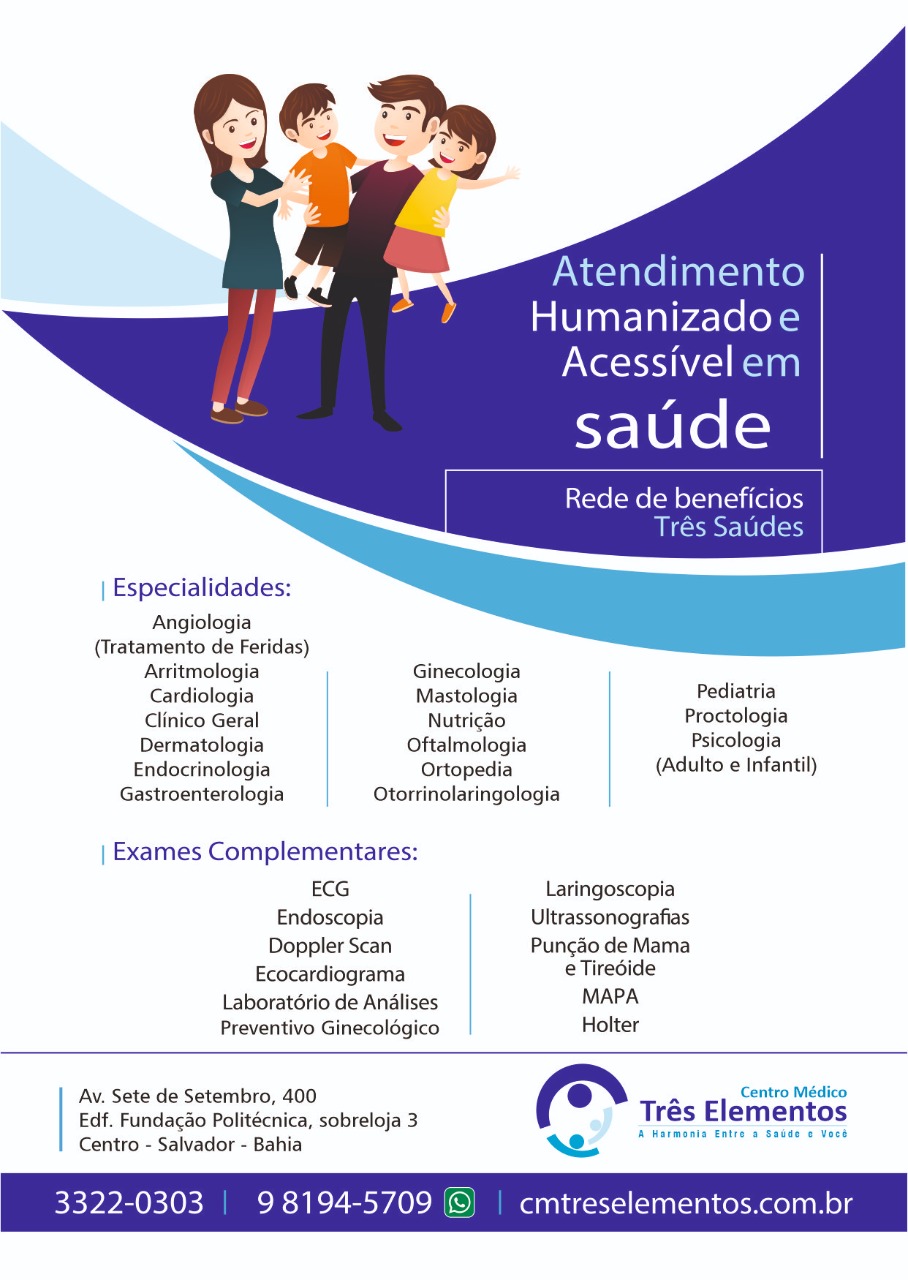 Convênio / Saúde: Centro Médico Três Elementos