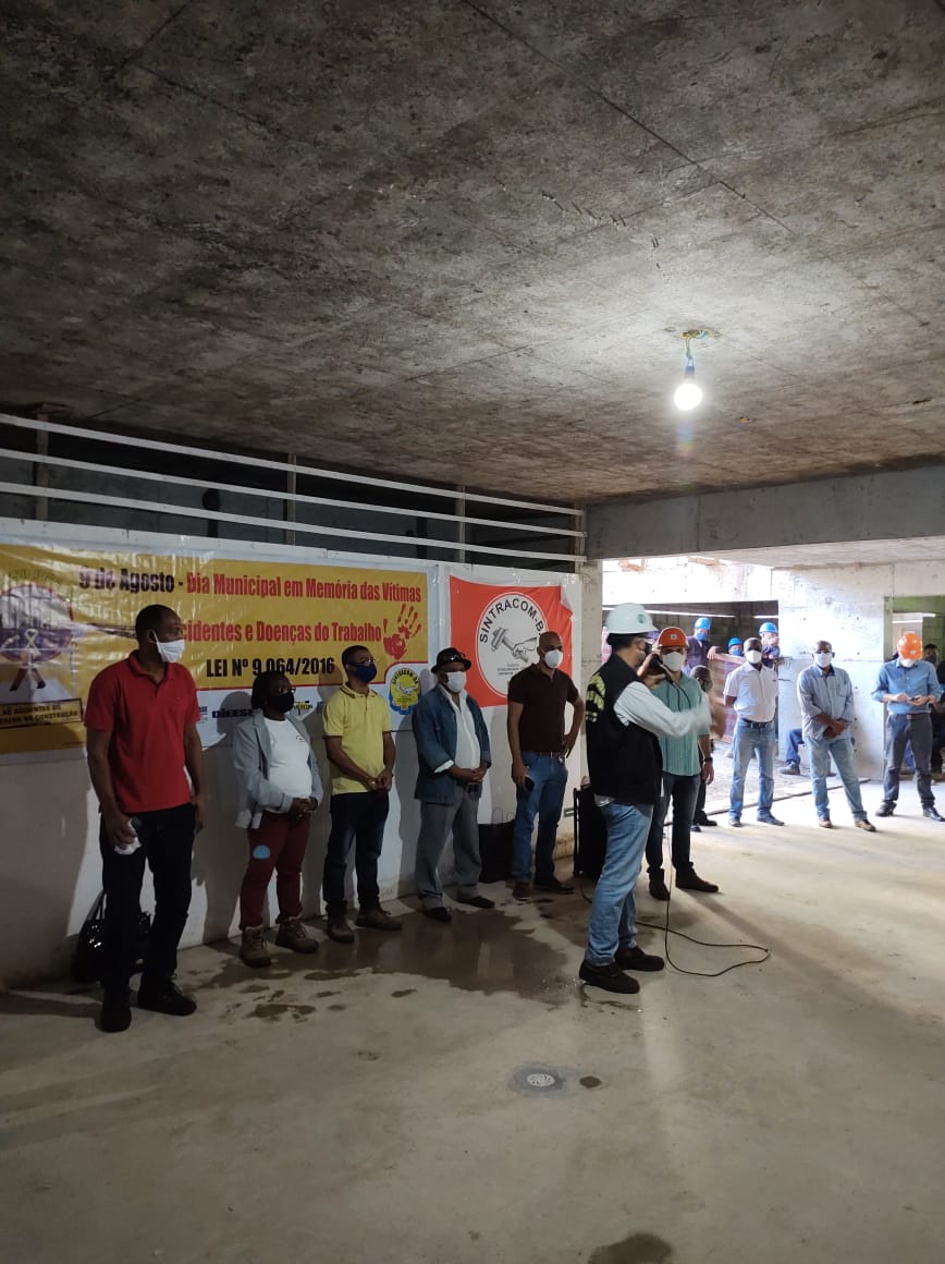 Ato no Dia Municipal em Memória às Vítimas de Acidentes e Doenças do Trabalho