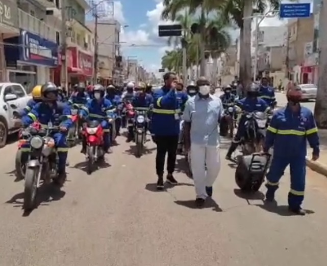 Endicon / Coelba: Protesto dos Trabalhadores (as) em Irecê