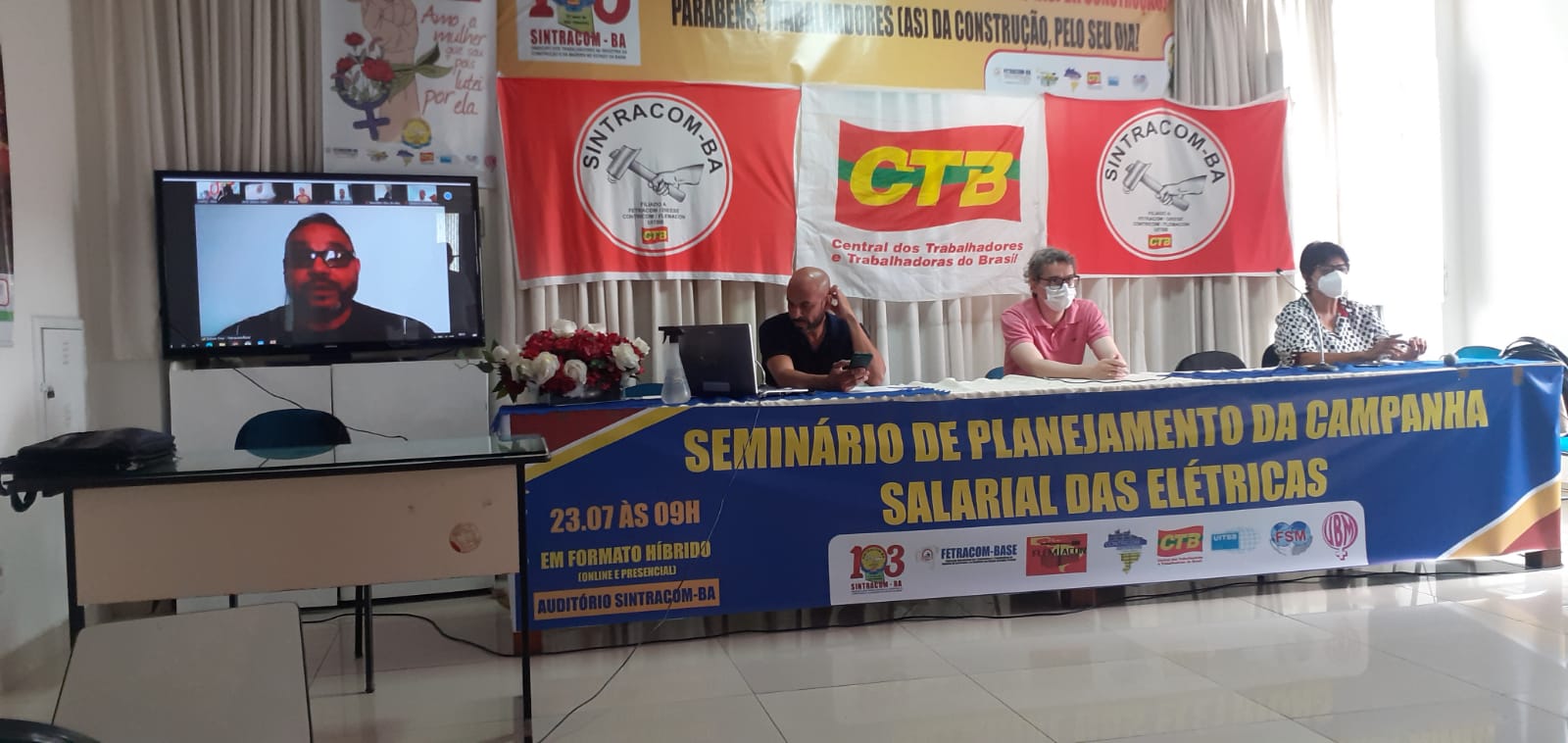 Seminário de Planejamento dá início à Campanha Salarial 2022 / 2023 dos Trabalhadores (as) das Elétricas