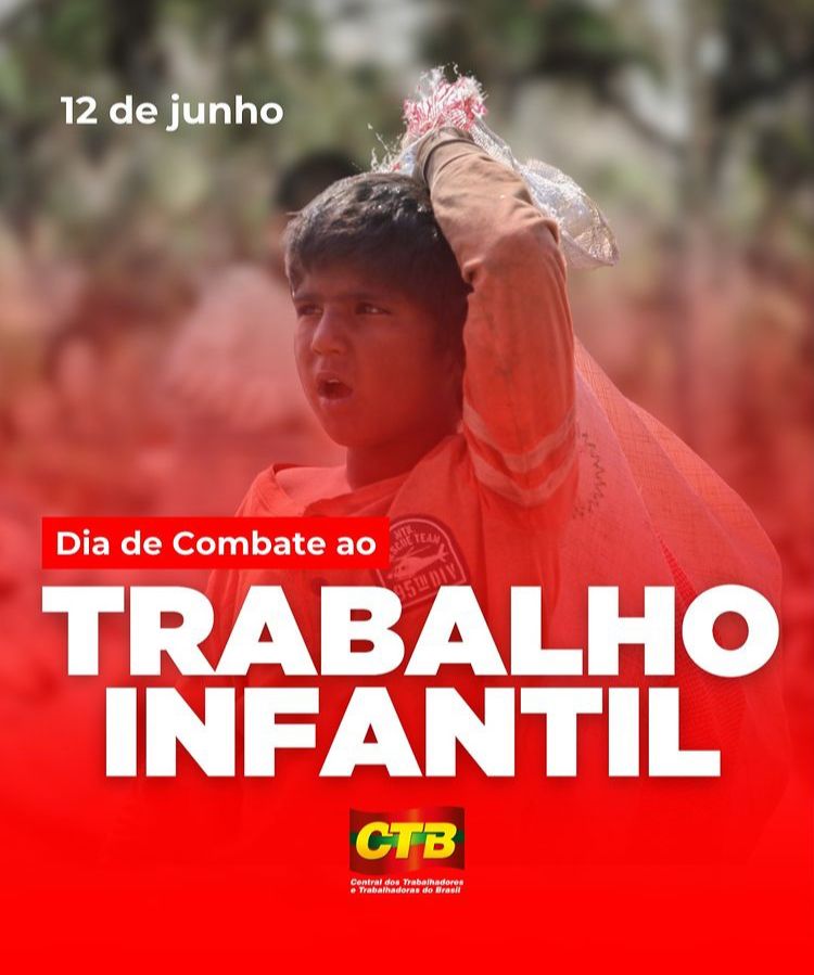Campanha nacional convoca a sociedade a combater a exploração infantil no trabalho