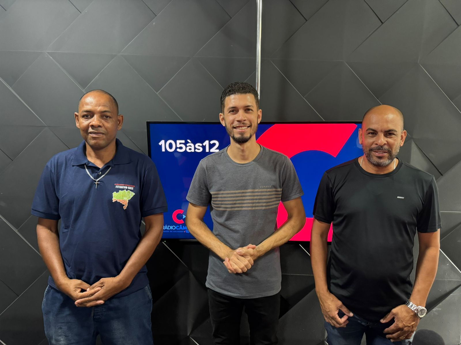 Confira momentos da entrevista de Carlos Silva e Arilson Ferreira, que aconteceu hoje, na Rádio Câmara