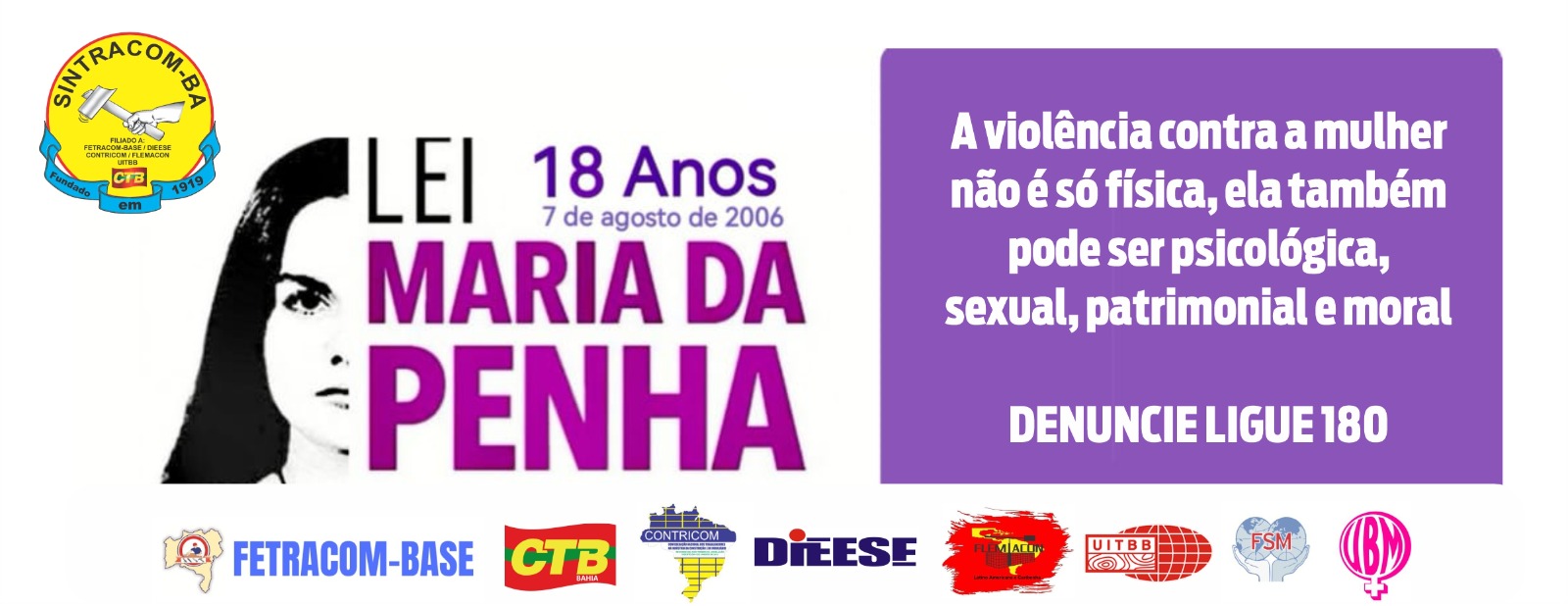 Lei Maria da Penha completa 18 anos