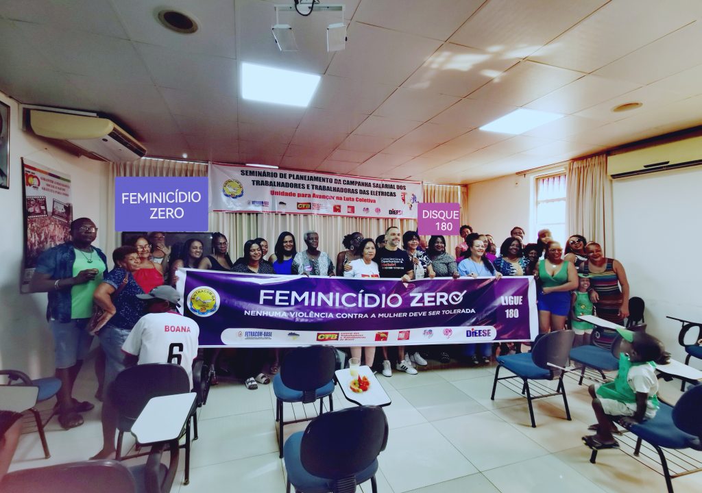 SINTRACOM-BA na campanha Feminicídio Zero