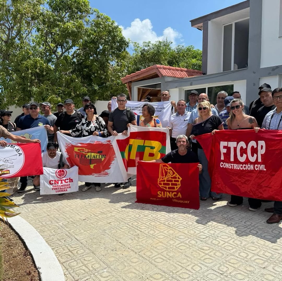 SINTRACOM-BA, FETRACOM-BASE e FLEMACON participam de atividade de solidariedade internacional com dirigentes sindicais do ramo da construção na América Latina e Caribe, promovida pela FLEMACON e SNTC, em Cuba