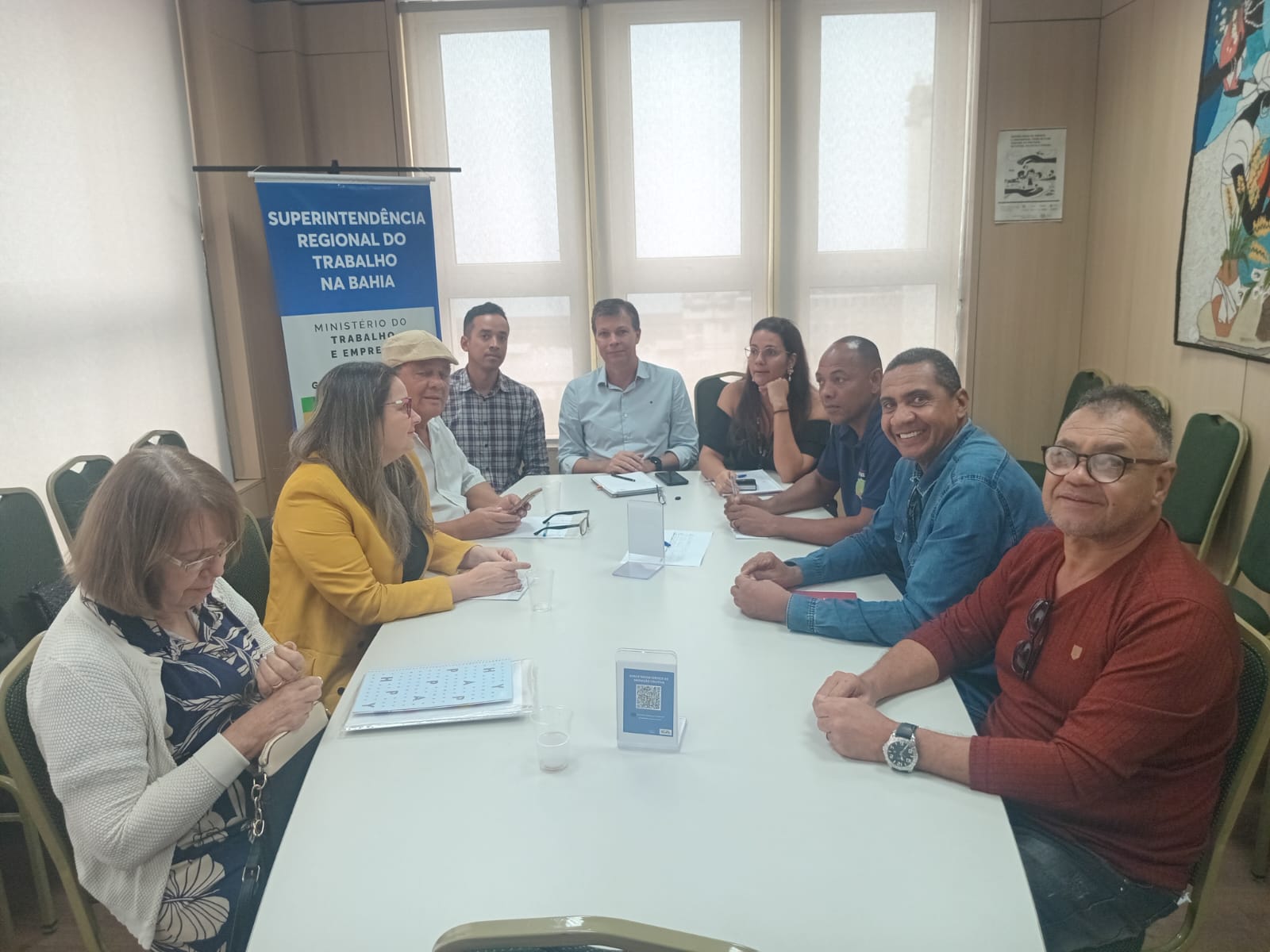 Diretores participaram de reunião do Grupo Tripartite da Construção Civil
