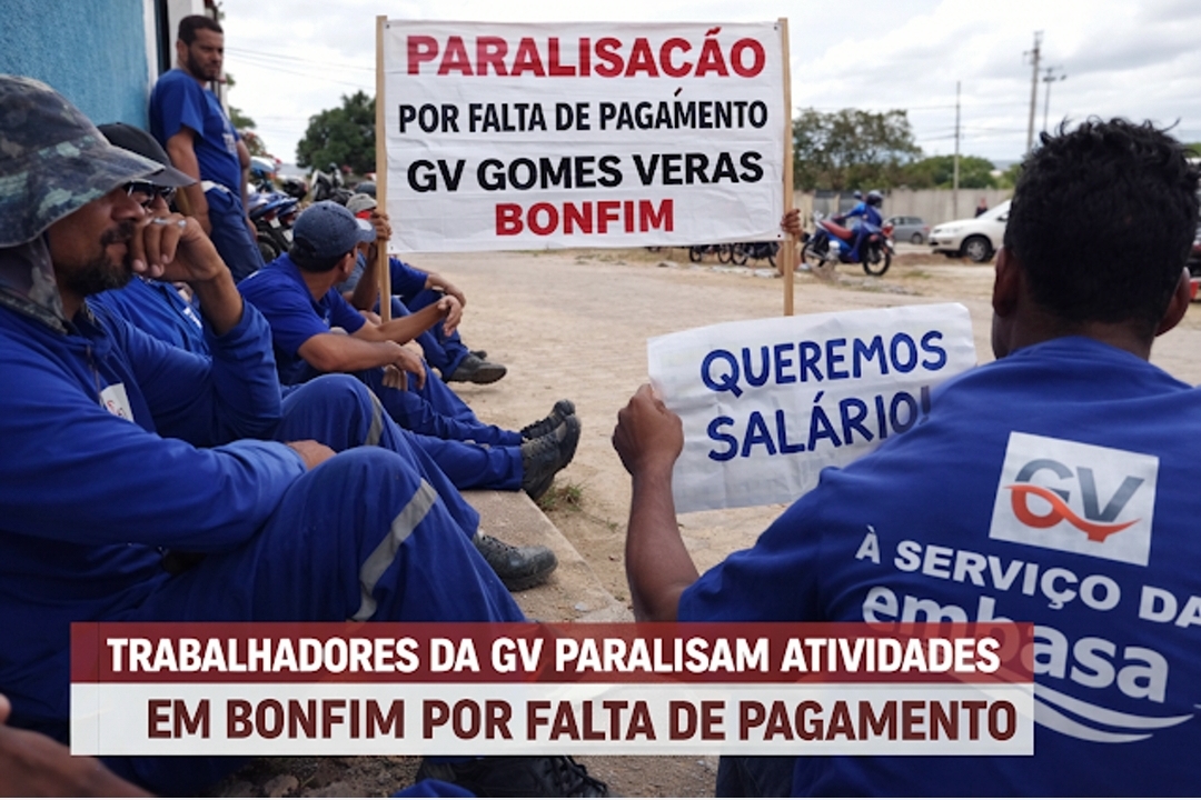 Atualização: Trabalhadores retornaram às atividades na GV (Embasa), em Senhor do Bonfim