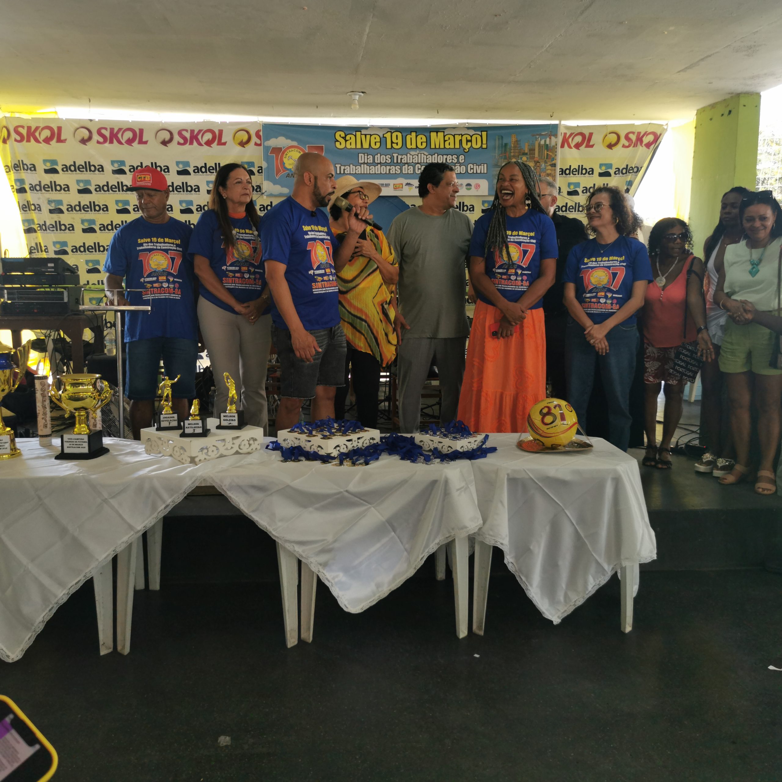 Fotos e vídeos: Festa do 19 de Março, 107 anos do SINTRACOM-BA e Dia dos Trabalhadores e Trabalhadoras da Construção Civil da Bahia